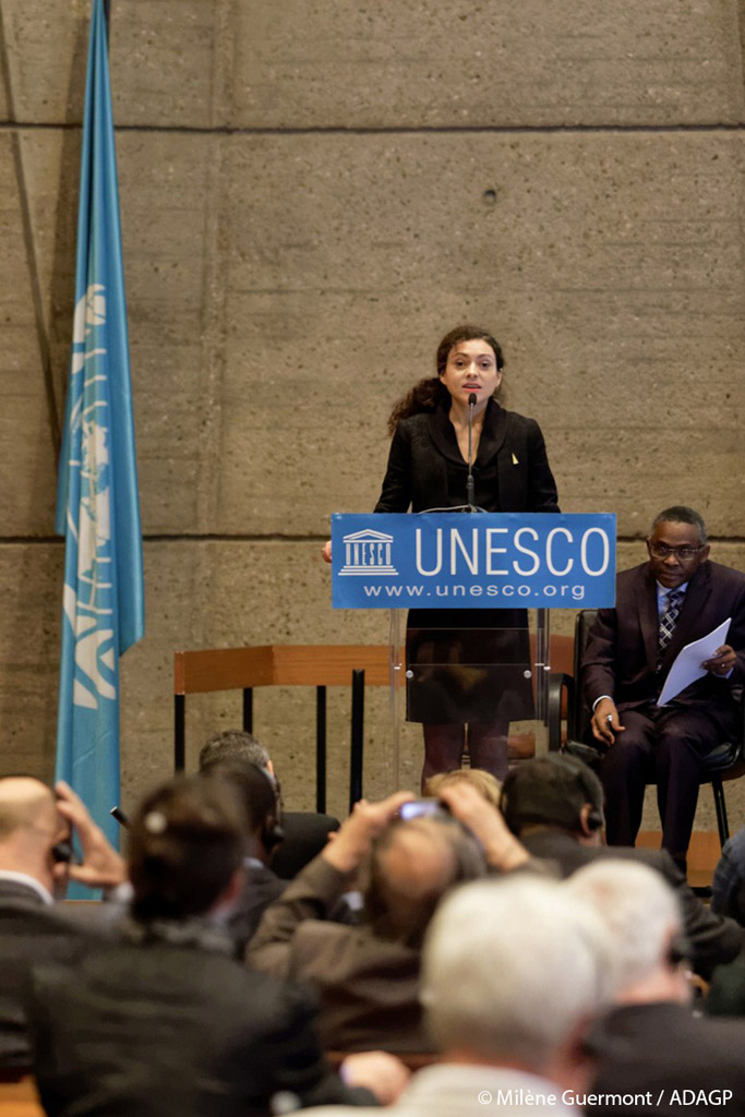 milene at unesco by john dudley