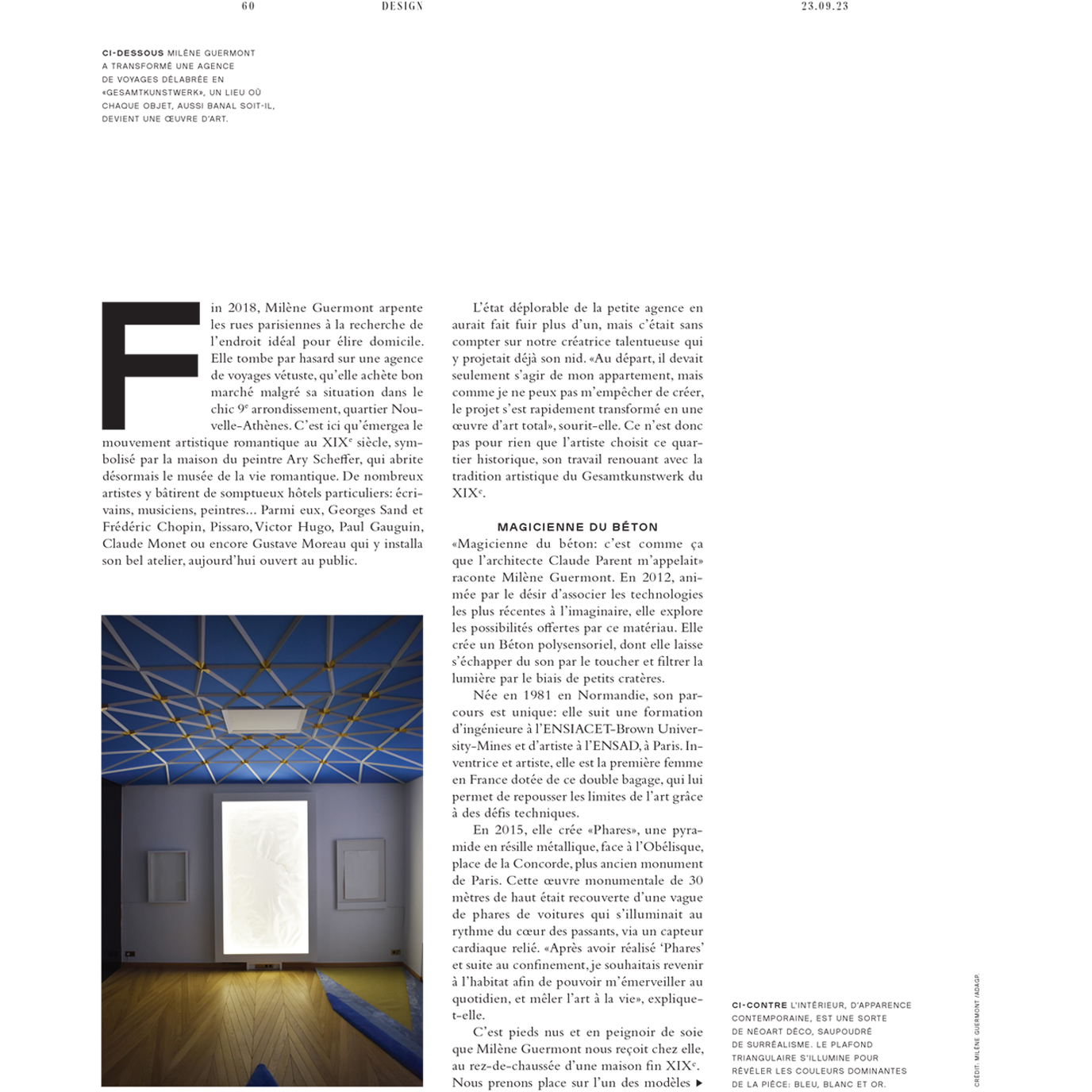 SABATO article maison guermont house gezamtkunstwerk oeuvre art tota