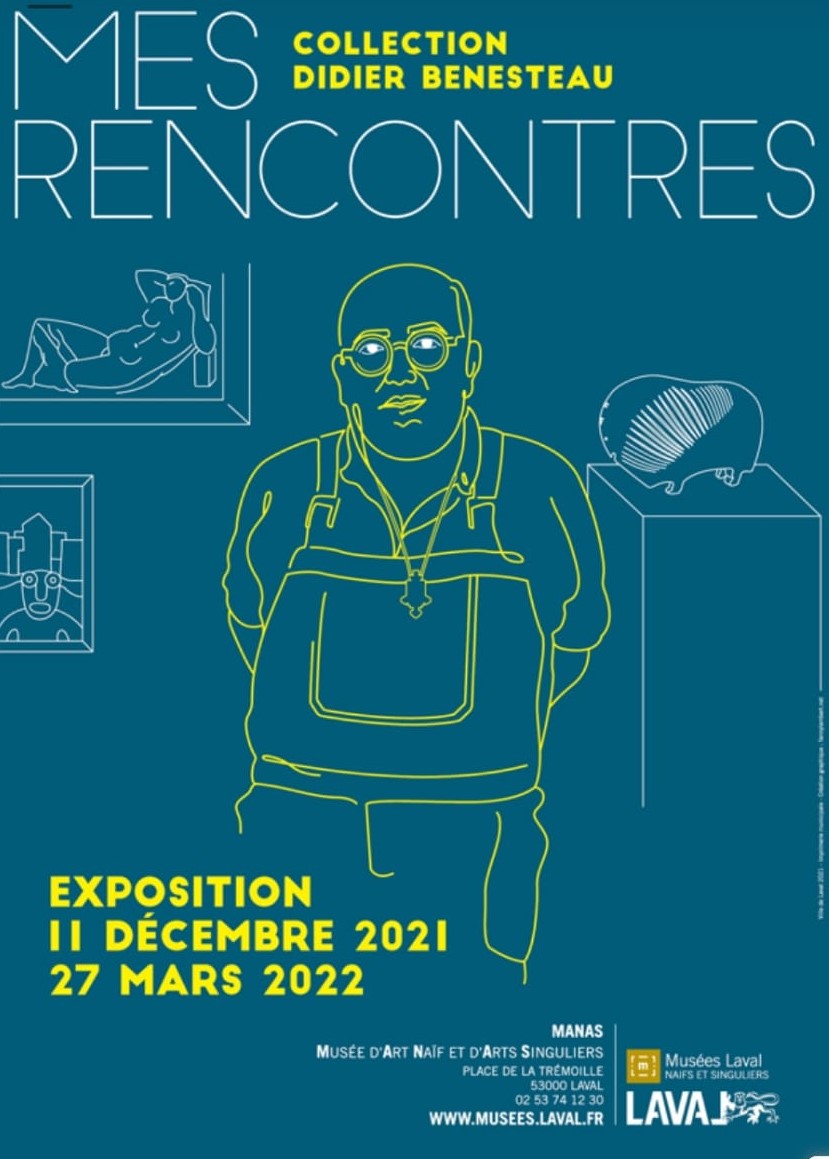 Affiche de l'exposition au Musée des Beaux Arts de Laval
